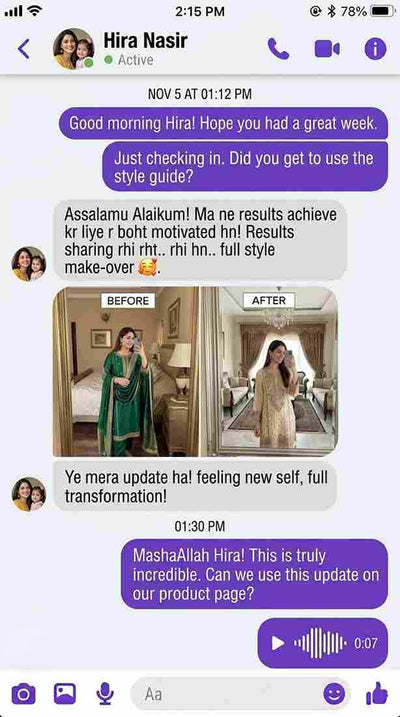 Customer photo