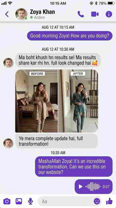 Customer photo